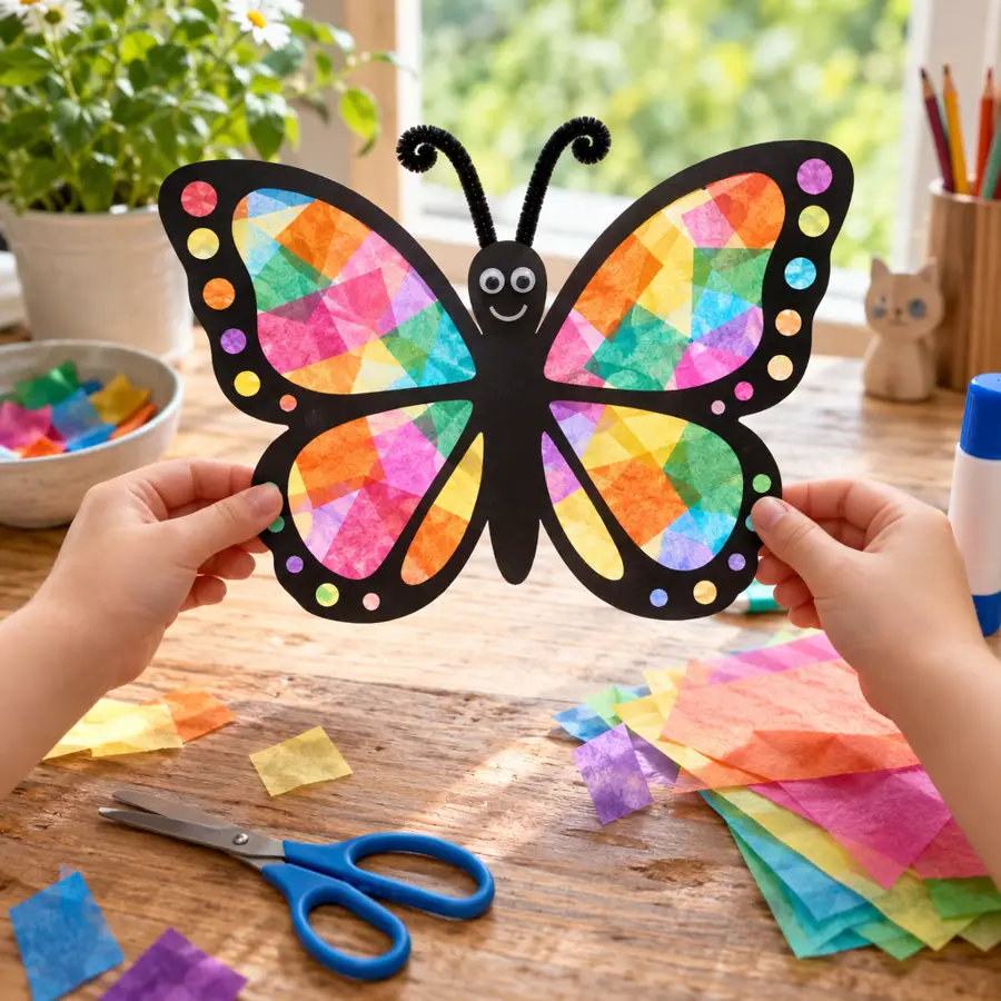 Fensterbild Schmetterling