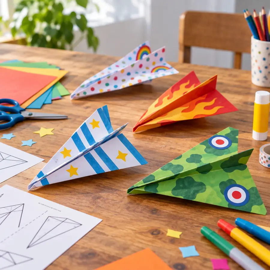 Papierflieger-Werkstatt
