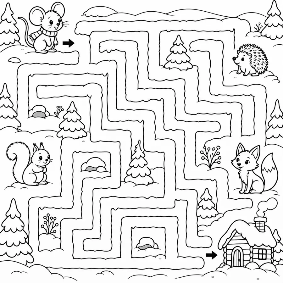 Labyrinth: Das Schneelabyrinth