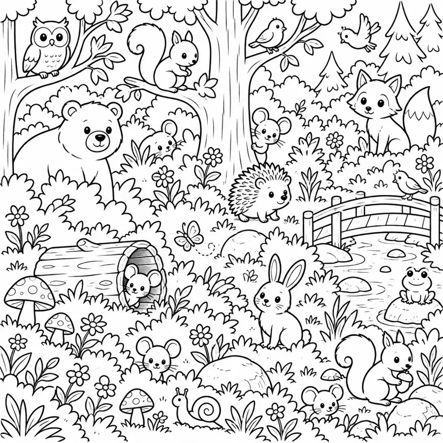 Suchbild: Wo ist Mimi?